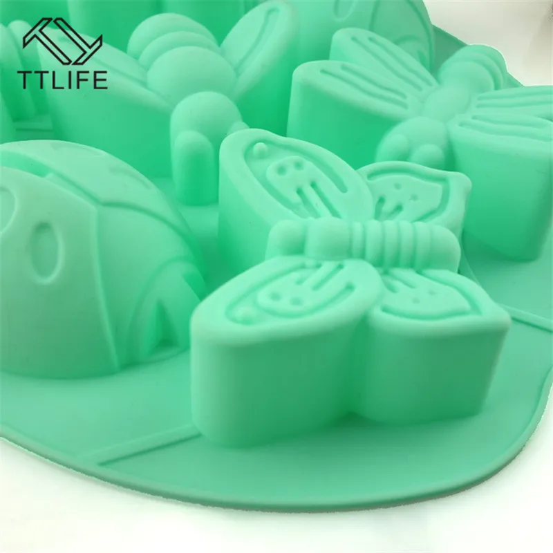 TTLIFE Пасхальная форма для украшения торта яиц бабочек мыла силиконовая кухни