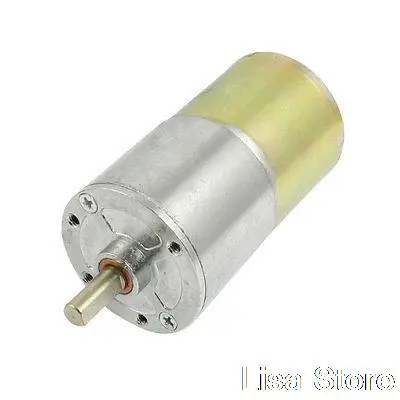 

12V 150mA 5RPM 3.5Kg-cm Permament Magnet DC Gear Motor Replacing Part A37RG