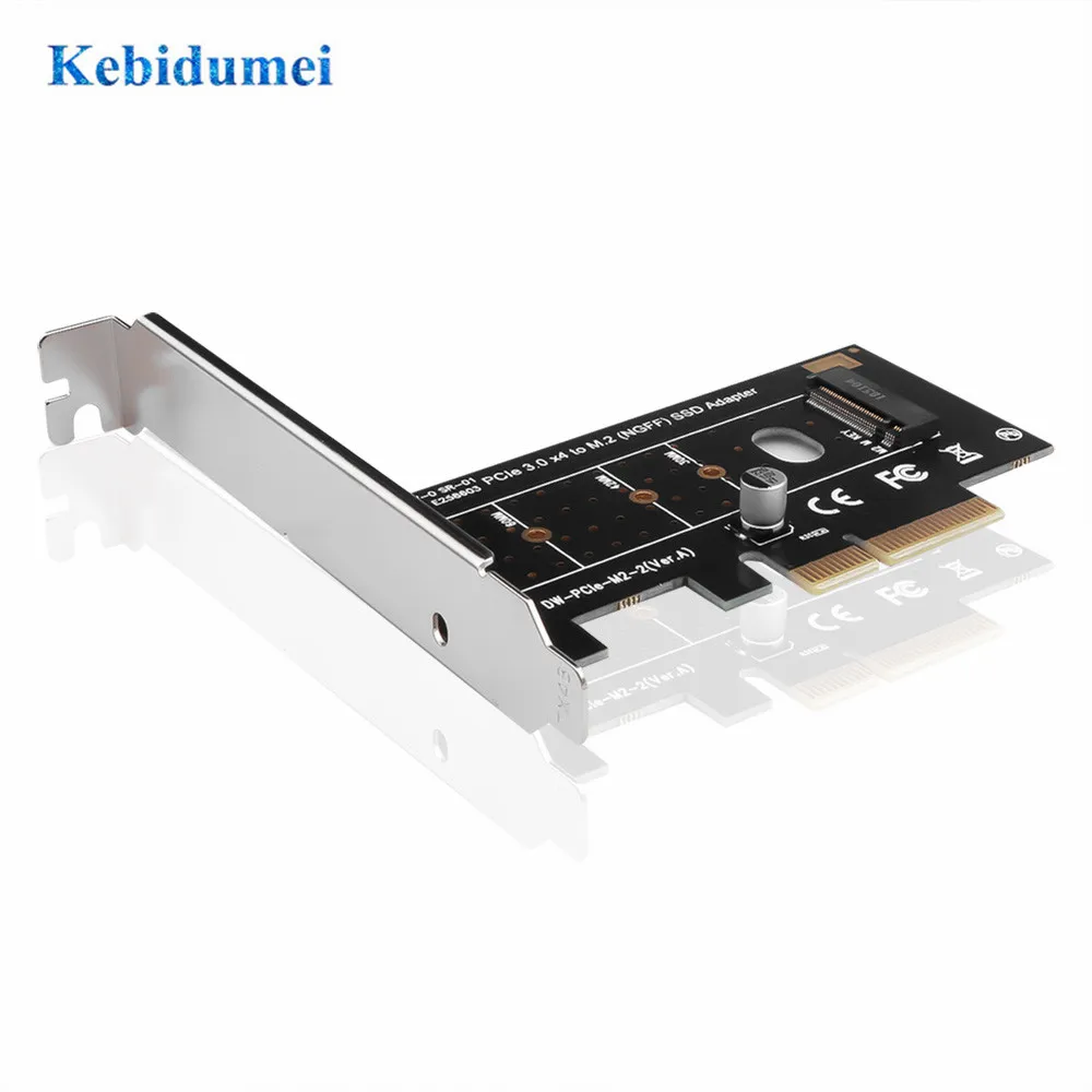 Kebidumei PCI E 3 0 Express M.2 NVMe SSD NGFF к PCIE X4 адаптеру M Key интерфейсная карта поддержка 0x4 2230