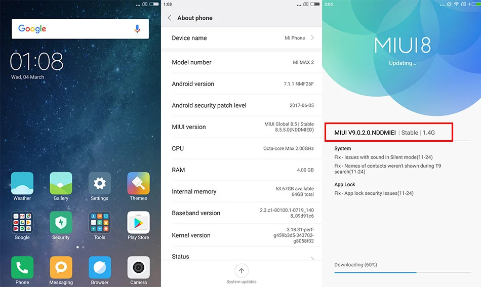 Xiaomi Mi Max 2 Max S Screenshot