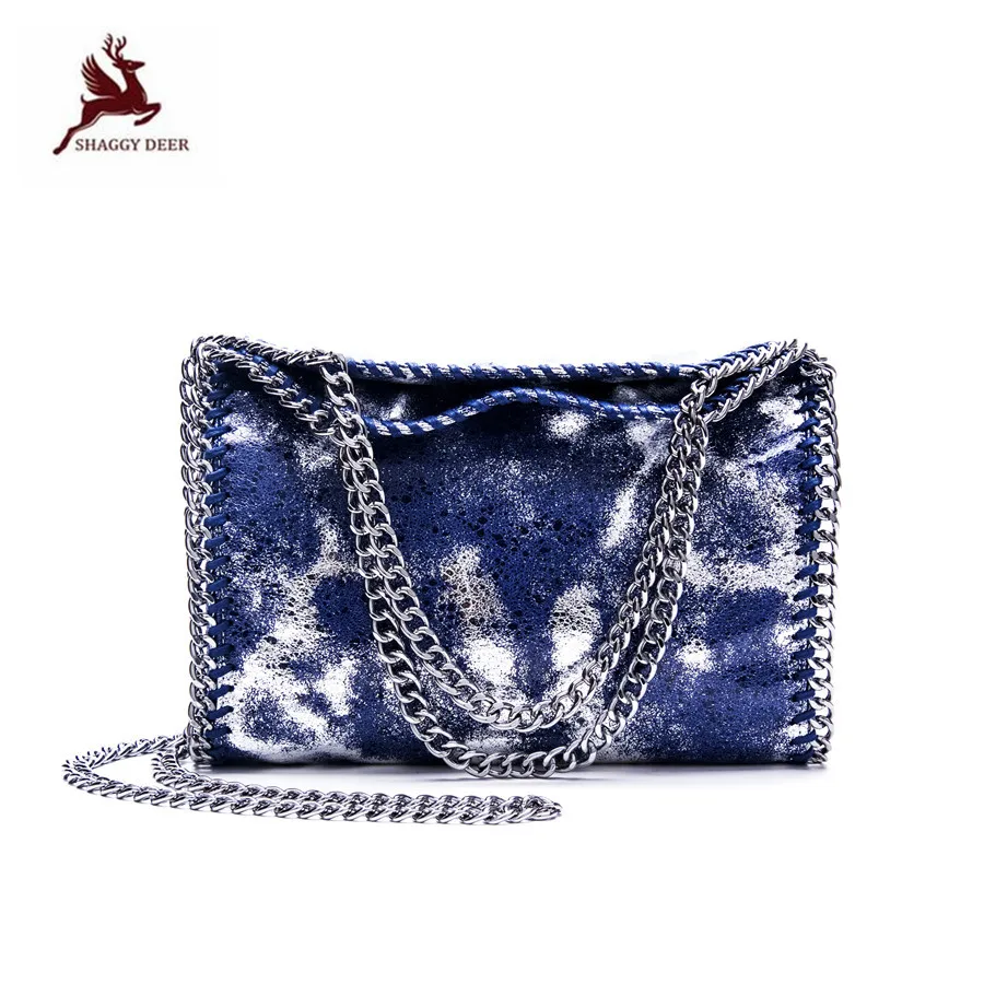 

Exclusive SHAGGY DEER Colorful Burst Serial Luxury PVC 3 Chain Crossbody Shoulder Portable Handbag Fold Over Falabellas Tote