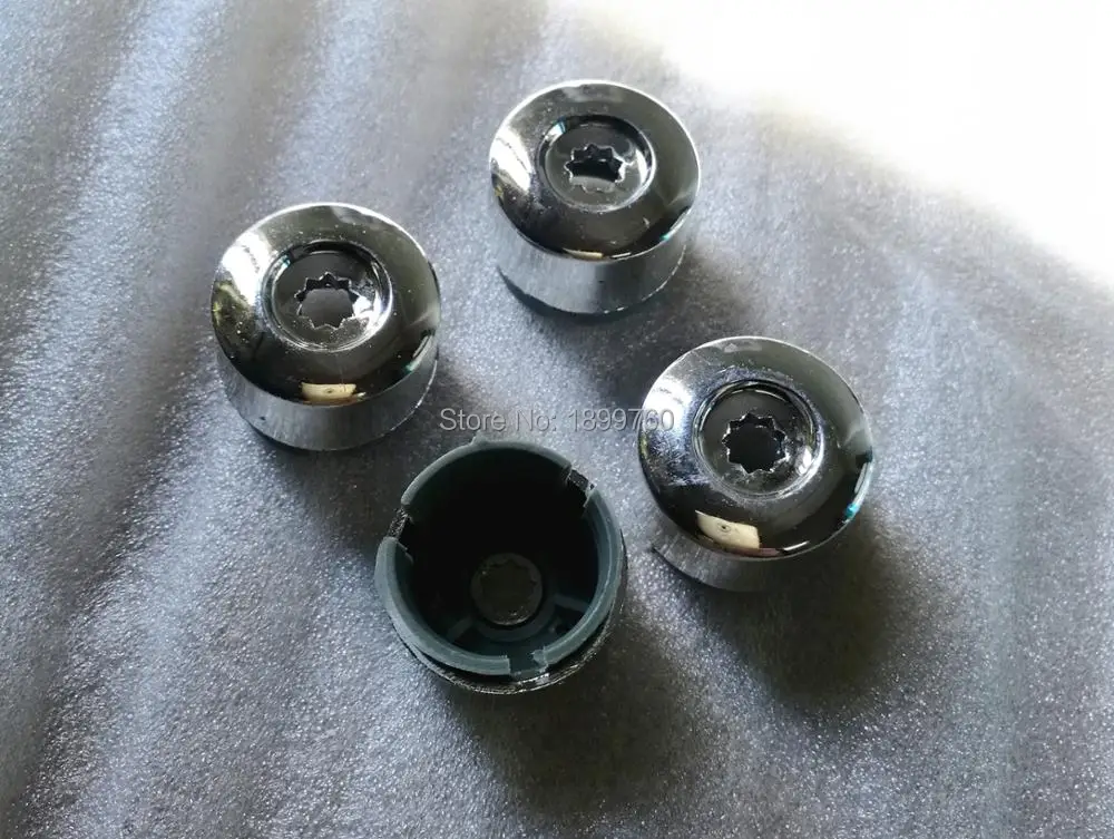 50 Pcs Chrome Wheel Lug Bolt Cap stickers Cover Nut 7L6-601-173-A-2ZZ Case for Touareg 04-2014 7L6601173A | Автомобили и