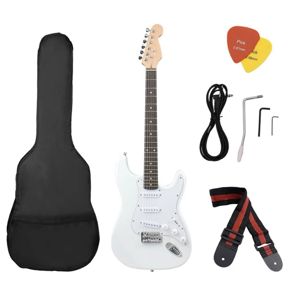 Portable Quality Basswood Beginner Electric Electronic Guitar with