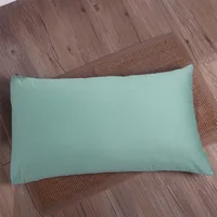 Taie d'oreiller en pur coton, housse de coussin enveloppe, de haute qualité, pour document solide, literie, maison, hôtel 2