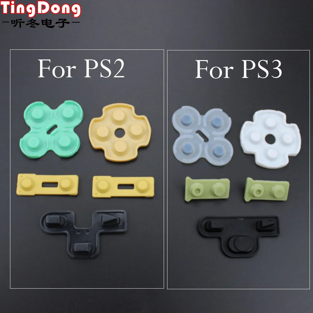 Tingdong Per La Sostituzione Dei Cuscinetti In Silicone Conduttivo Per Riparazione Controller Ps2 Ps2 Ps3