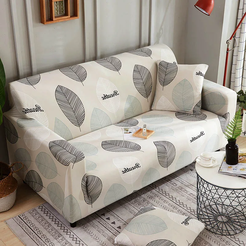 

Floral Sofa Cover Slipcovers Elastic Stretch Tight Wrap All-inclusive Sofa Couch Cover Towel Furniture Protector 1/2/3/4 Seater