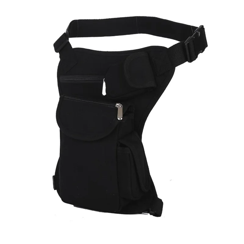 

Outdoor Tactical Multi-function Leg Bag Riding Canvas Waist Leg Package Fishing Gear Bag Men Bag Waist Hanging Sports Pockets