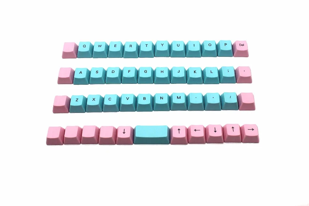 YMDK 40% 47 клавишный мини-Майями толстый PBT OEM профиль набор ключей для MX переключатели планка клавиатура