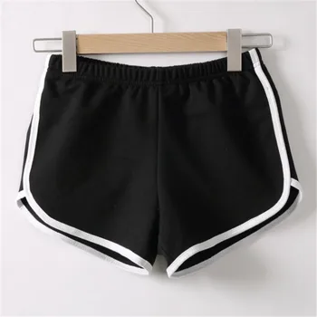 

New Summer Shorts Women Casual Workout Waistband Skinny Shorts 2019 New Arrival Solid Color Ladies Beach Holiday Mini Trousers