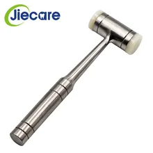 

1 PC Double-headed Nylon Dental Bone Hammer Stainless Steel Handle Autoclave Teeth Surgical Extraction Tool Dentist Instrument
