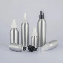 20 штук пустой 40 мл 50 мл 100 мл 120 мл 150 мл 250 мл упаковки для макияжа многоразового использования бутылки Алюминий распылитель для пульвезатора салон парикмахерский опрыскиватель