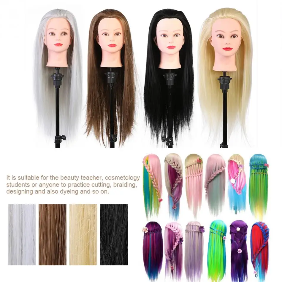 

Professional Mannequin Practice Training Head Hair Salon Cosmetology Hairdressing Practice Head Dolls Hairdressing Styling Tool
