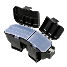 LEO рыболовные крючки Аксессуар коробка поясной ремень рыболовная приманка снасть коробка поясная переноска приманка катушка держатель ABS магазин рыболовная приманка Pesca