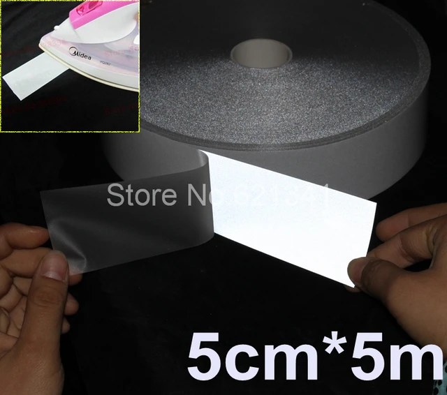 Heat Transfer Reflective Tape Iron Clothing  Buy Reflective Tape Clothing  - 5m - Aliexpress