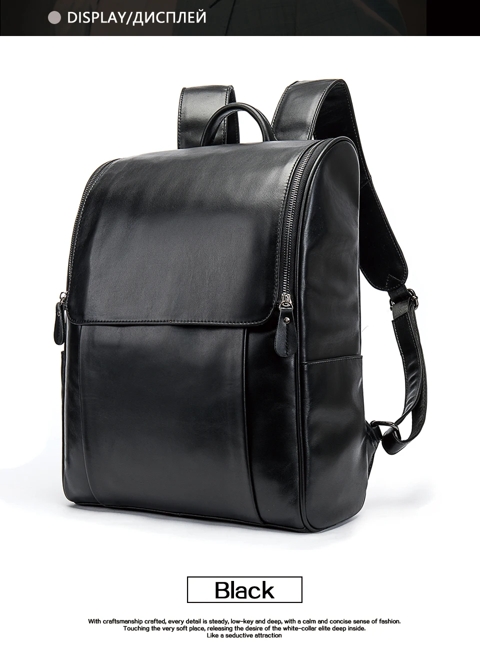 WESTAL Сумки из натуральной кожи для мужчин, рюкзак для ноутбука, школьные сумки с защитой от кражи для подростков, дорожные мужские повседневные сумки-мессенджеры 9110