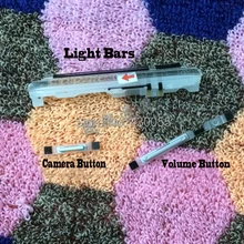 Красный/черный/белый Ymitn Корпус кнопки регулировки громкости кнопки для камеры осветительные панели для sony Xperia SP M35 M35h C5302 C5303 C5306