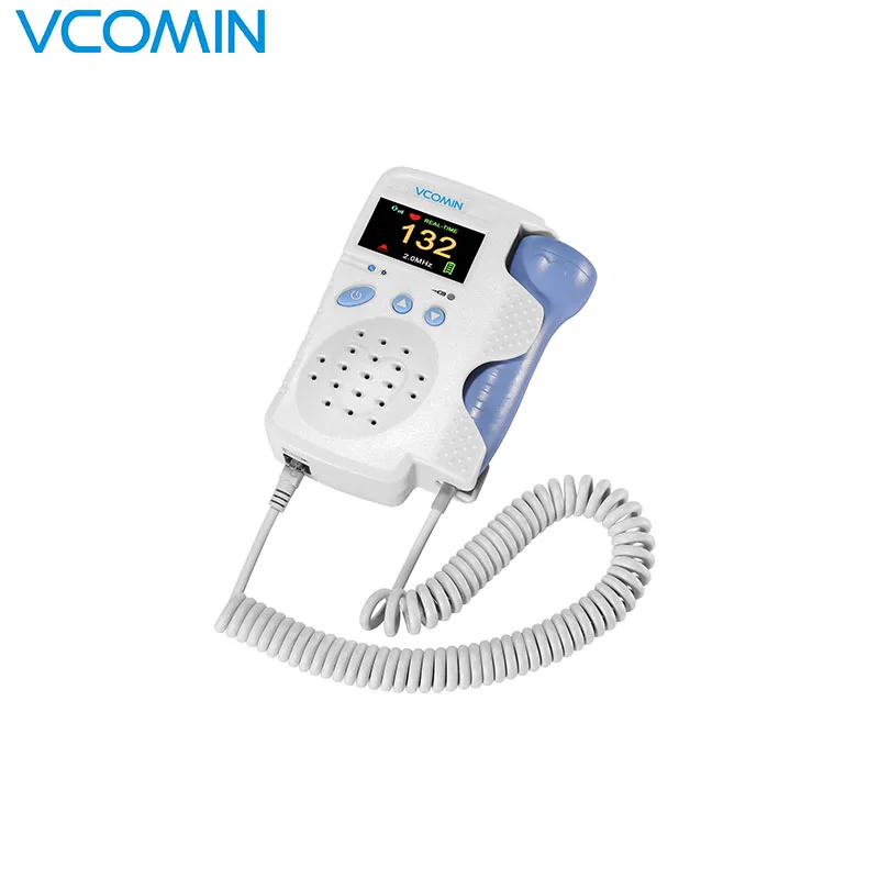 Vcomin Fetal Doppler hand hold Pocket portable sound Baby heart pregnancy Ultrasound fetal doppler Detector machine