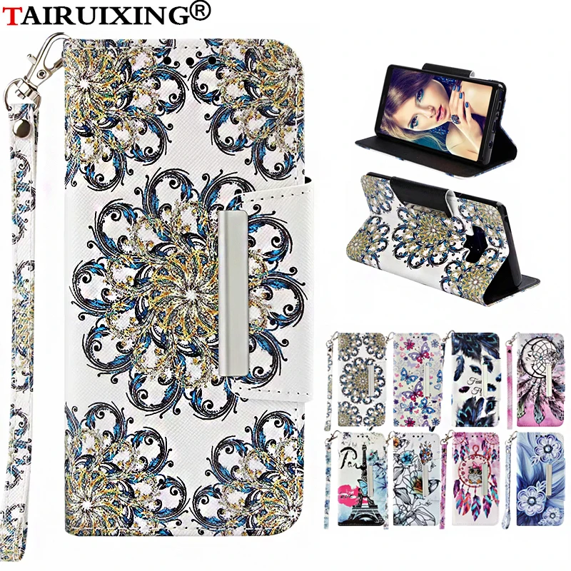 

Luxury Leather Flip Wallet Soft TPU Cover For Huawei Enjoy 8E Lite 7S Mate 20 10 P20 Lite Pro 7A Honor 7C 9i Y7 Pro Phone Case