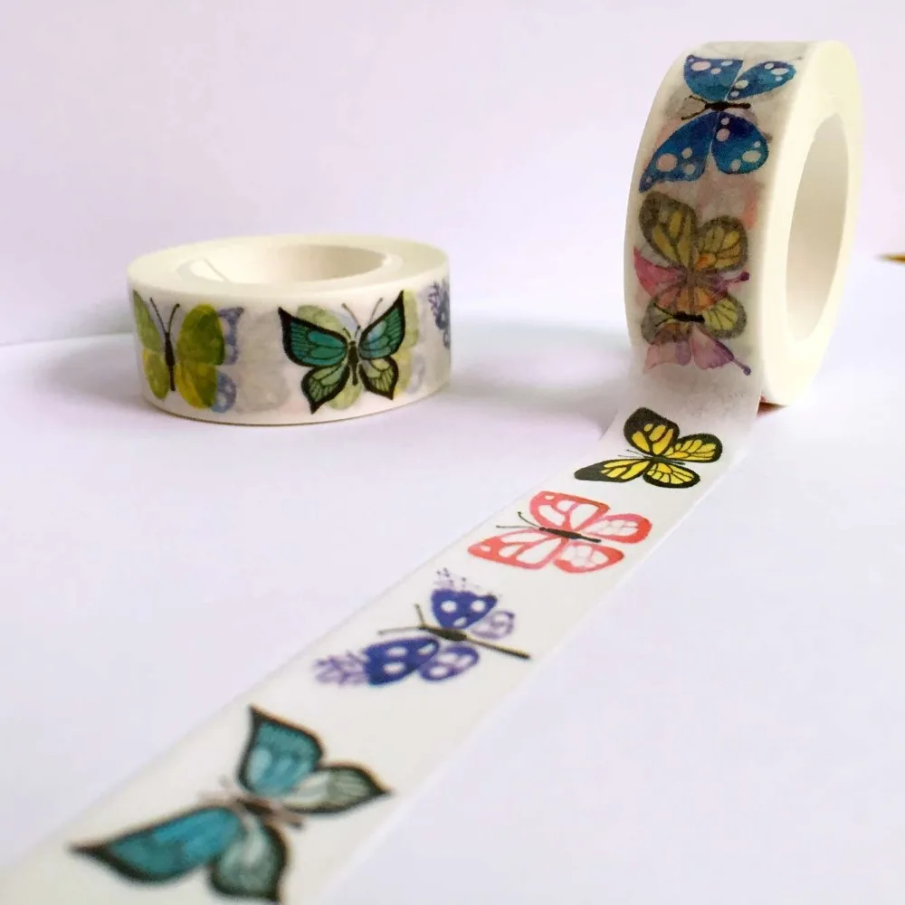 Beautiful 15mm*10m lift washi tape/DIY docorative washi tape/color