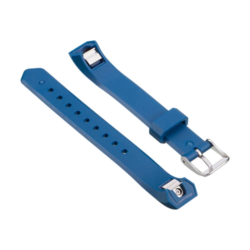 Sports Safety Replacement TPE Wristband Strap Metal Clasp Buckle For Fitbit Alta Bracelet Tracker Wrist Support Band Strap