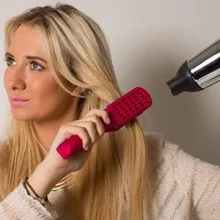 New V Double Sided Comb Hair Brush Straightener Natural Bristles Salon Hairdressing Straightening anti-static Comb Styling Tools