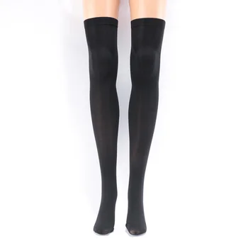 

Fashion Women Girl Stay Up Stockings Black White Skinny Stockings Over Knee Elastic Thigh High Sexy Stocking