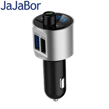 

JaJaBor Handsfree Bluetooth Car Kit FM Transmitter Wireless A2DP Car MP3 Player TF card / U Disk Folder Switch QC3.0 Fast Charge