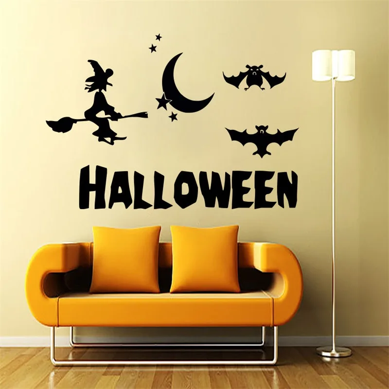 Wall Decals Halloween Decal Vinyl Sticker Bathroom Window Bedroom Dorm