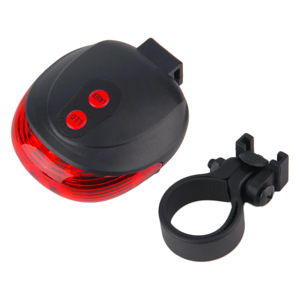 Perfect Hot 5 LED Ultra Bright Laser Beam MTB Mountain Bicycle Bike Cycling Rear Tail Warning Lamp Light Bike Accessories 6