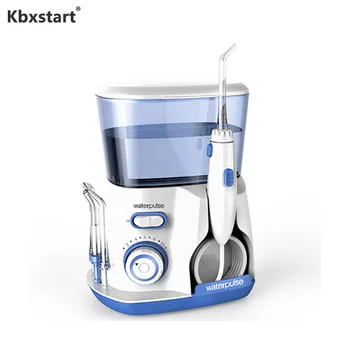 

Oral Irrigator Water Flosser With 5 Jet Tips Oral Hygiene Set Dental Flosser Oral Hygiene Teeth Cleaner Flusher For Family Care