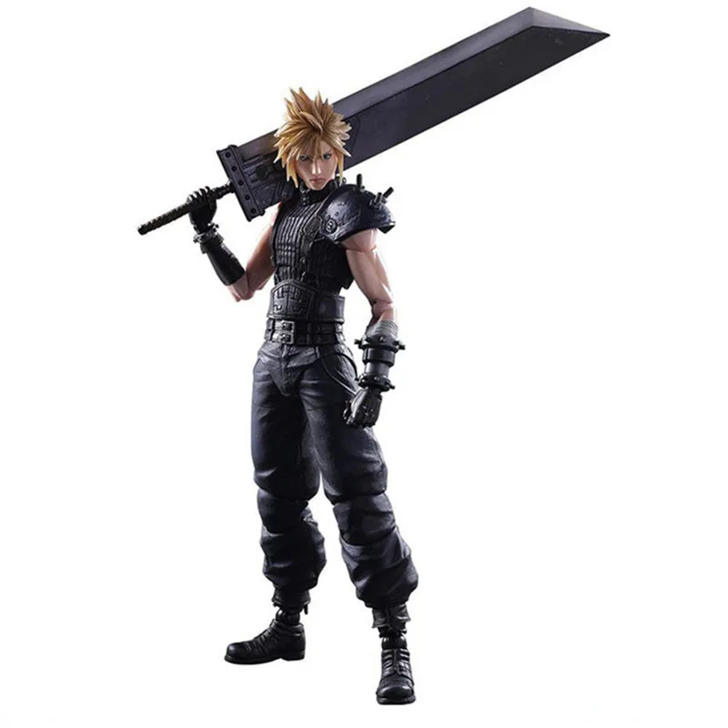 

25cm Cloud Strife Final Fantasy VII 7 Advent Children Animation Cartoon Action Figure PVC Model Toys Dolls Gift
