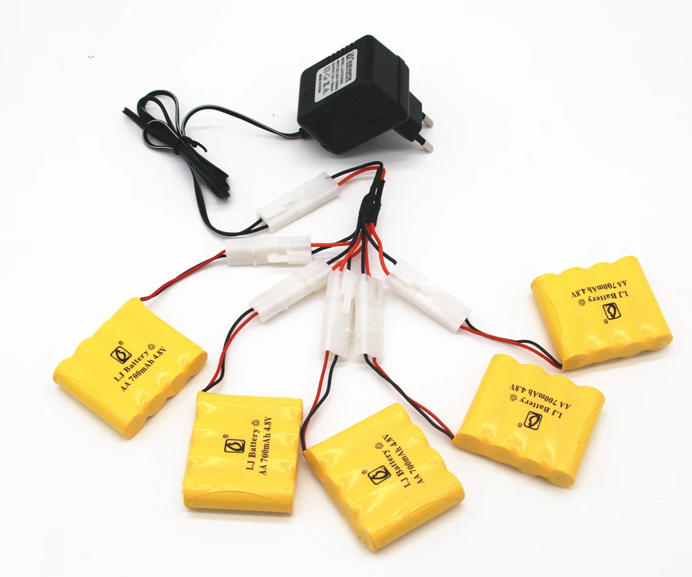 4 8 V 700mAh Ni Cd Батарея штекером Tamiya с 5 в 1 Зарядное устройство для дистанционного
