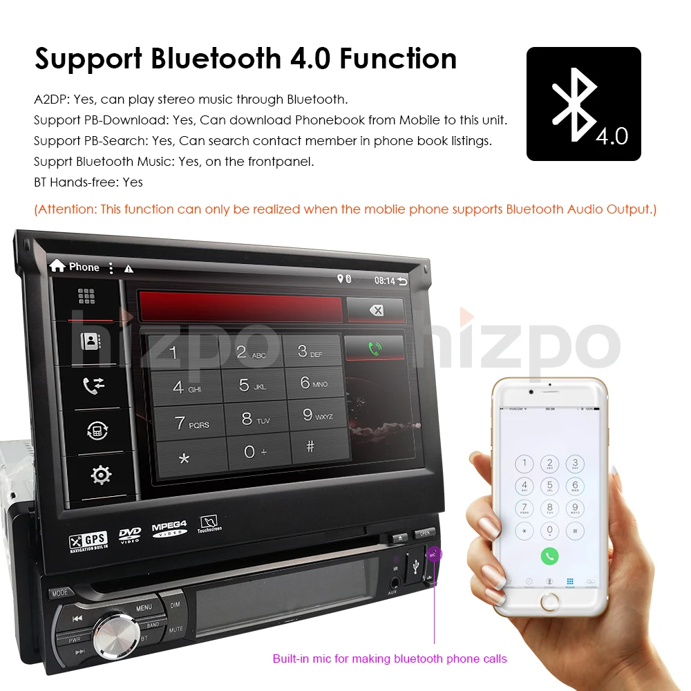 Discount WIFI 4G 2G RAM 32G ROM Single 1 Din Android 9.0 QuadCore Car DVD Player For Universal GPS Navigation Stereo Radio Audio USB SWC 9