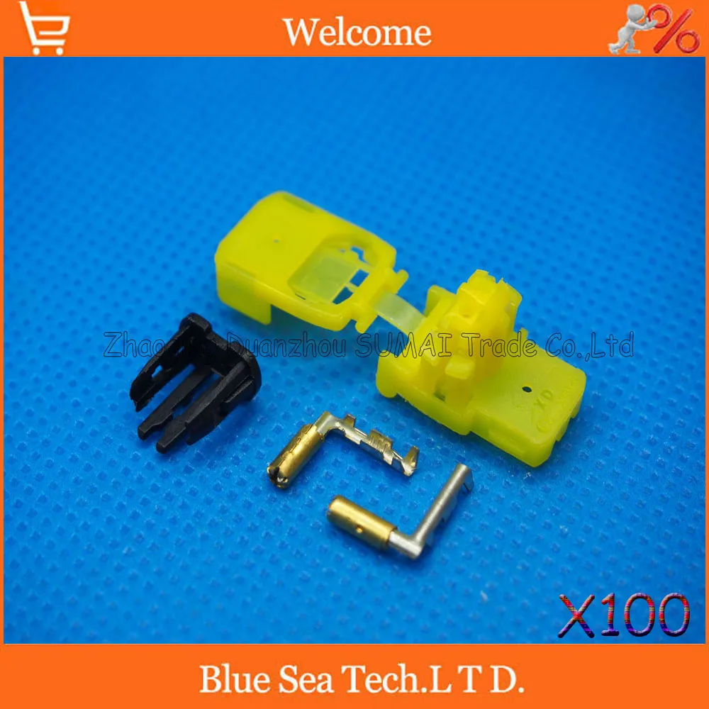 100 sets 2Pin female Auto air bag connector,car airbags plug for Toyota