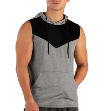 Полиэфирная Мужская блузка, летняя, стиль, модная, для фитнеса, мужская жилетка, удобная, Повседневная, Спортивная, модная блузка, кепка, блузка, топ, W0710