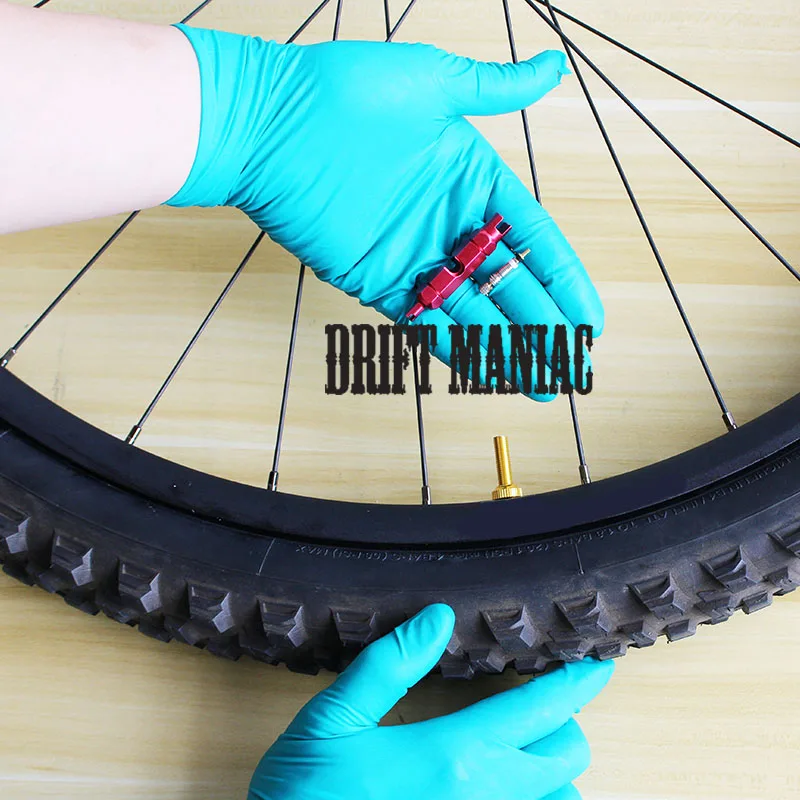 Бескамерный герметик для велосипедных шин, 60 мл, шприц, резиновый шланг, комплект/бескамерный прессовый клапан/3 в 1, сердечник клапана, инструмент для горного велосипеда