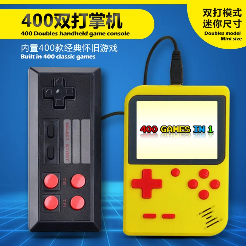 

Original Game 400 in 1 two players Mini TV Video Game Console Player Handheld Retro Family Game Console