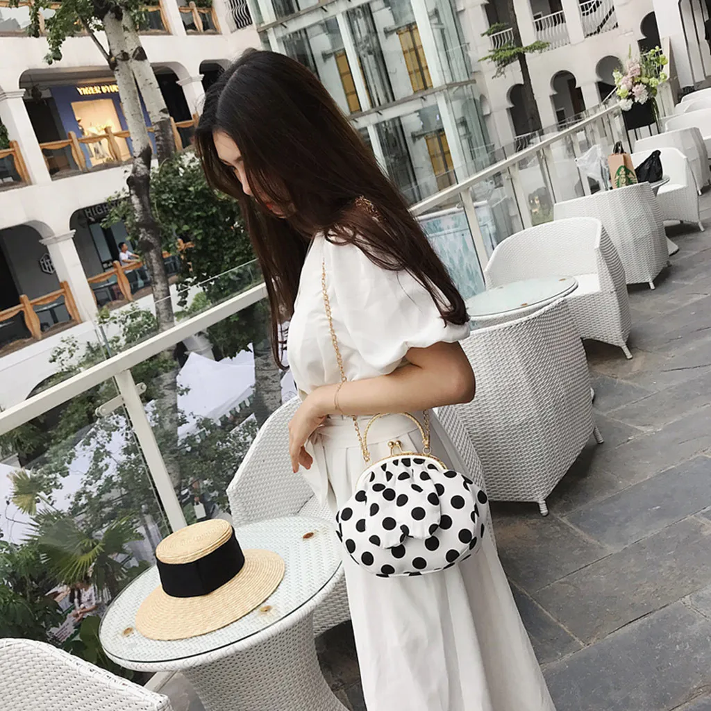 

Luxury Handbags Women Bags Designer Mini Shoulder Women's Bag Rabbit Ear Tote Polka Dot Print Crossbody Bag Shoulder Bag