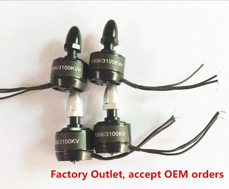 

4PCS DIY FPV mini 1306 3100KV Brushless Motor (cw/ccw) For DIY PFV drones mini race quadcopter QAV130/QAV210/QAV180/ML200/QAV190