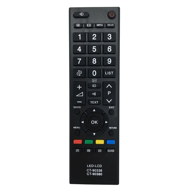 Mando a distancia para televisor Toshiba, nuevo mando a distancia de  CT-90336 para TV LCD LED 32RV635 32AV635D 32AV625D 19AV615DB 32AV636D  40LV665D 42HL833B, CT-90380 - AliExpress