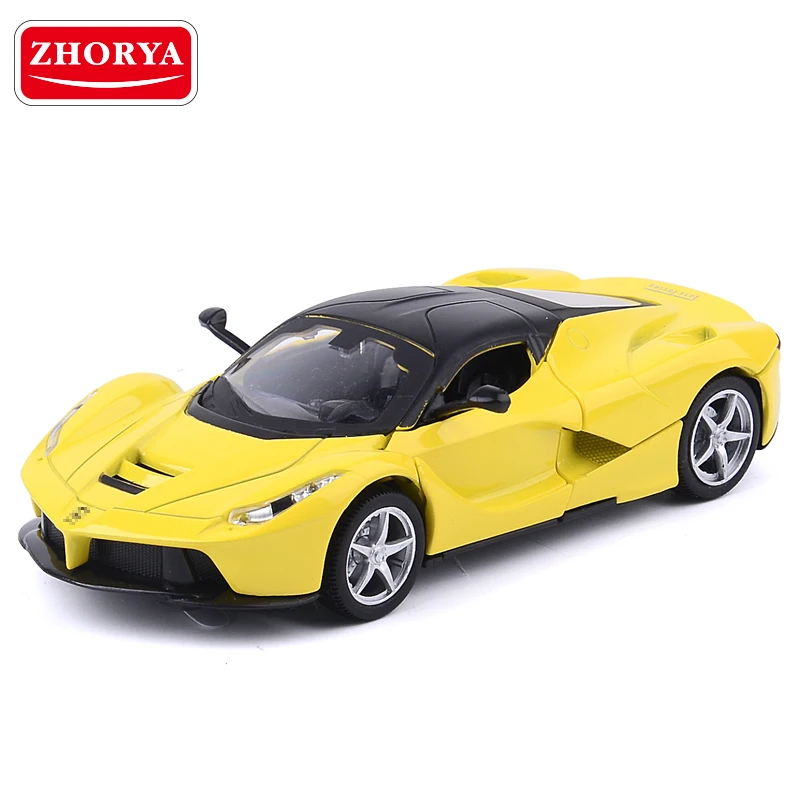 1/28 Ferrarie Diecasts Металлический Игрушечный Автомобиль для детей высокая имитация