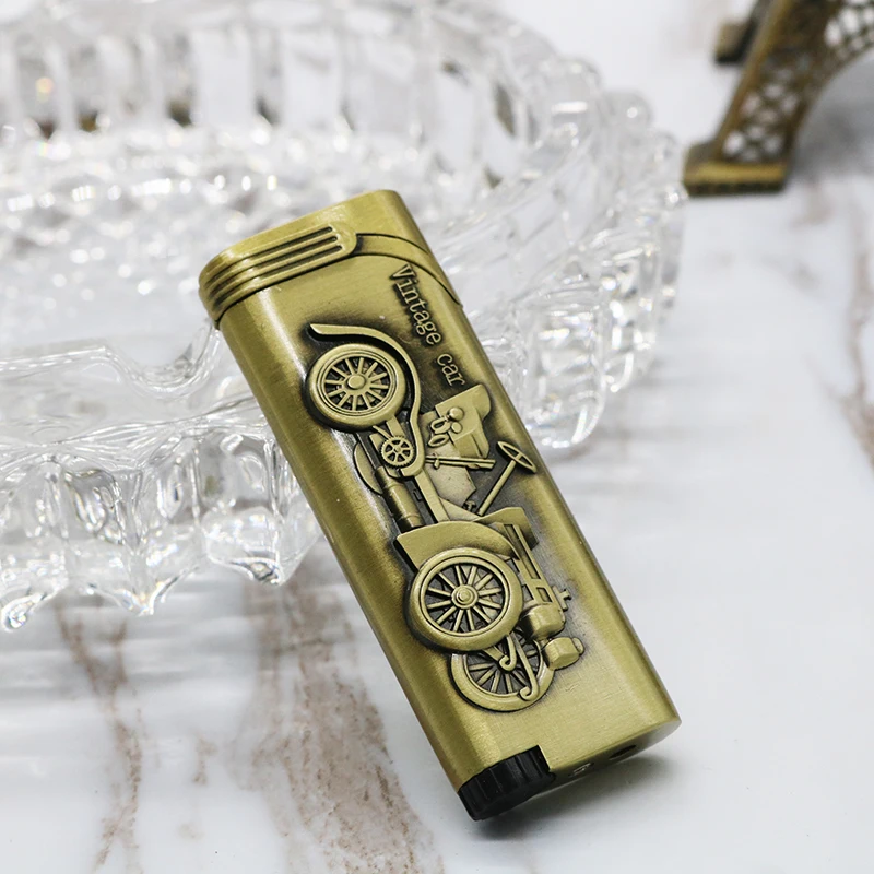 

2019New Blue Flame Electronic Lighter gas Lighter Torch Turbo Lighter type 1300C Butane Mini Cigar Cigarettes Lighters Gift