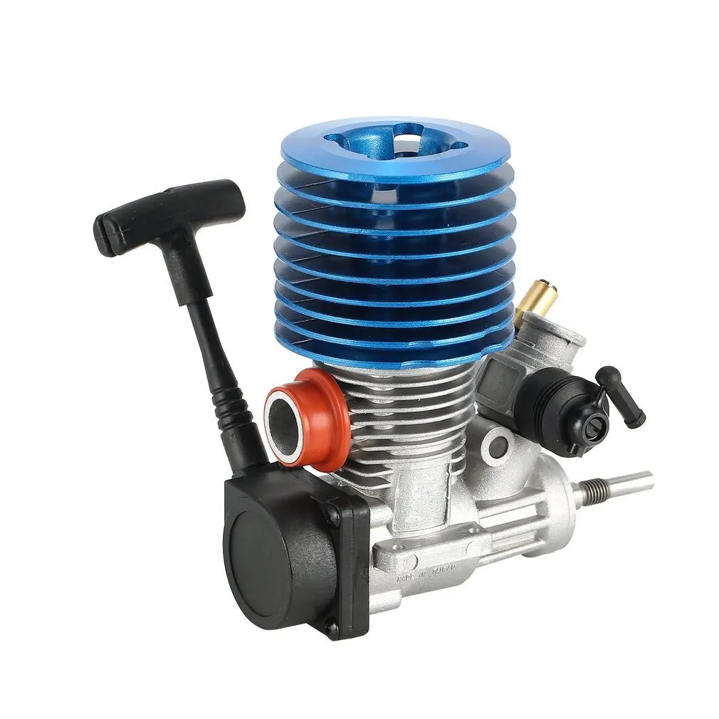 

2.49CC 15 Side Exhaust Metal Engine Hand Pull Starter for 1/10 Radio Controlled Cars Machines On Remote Control Toys