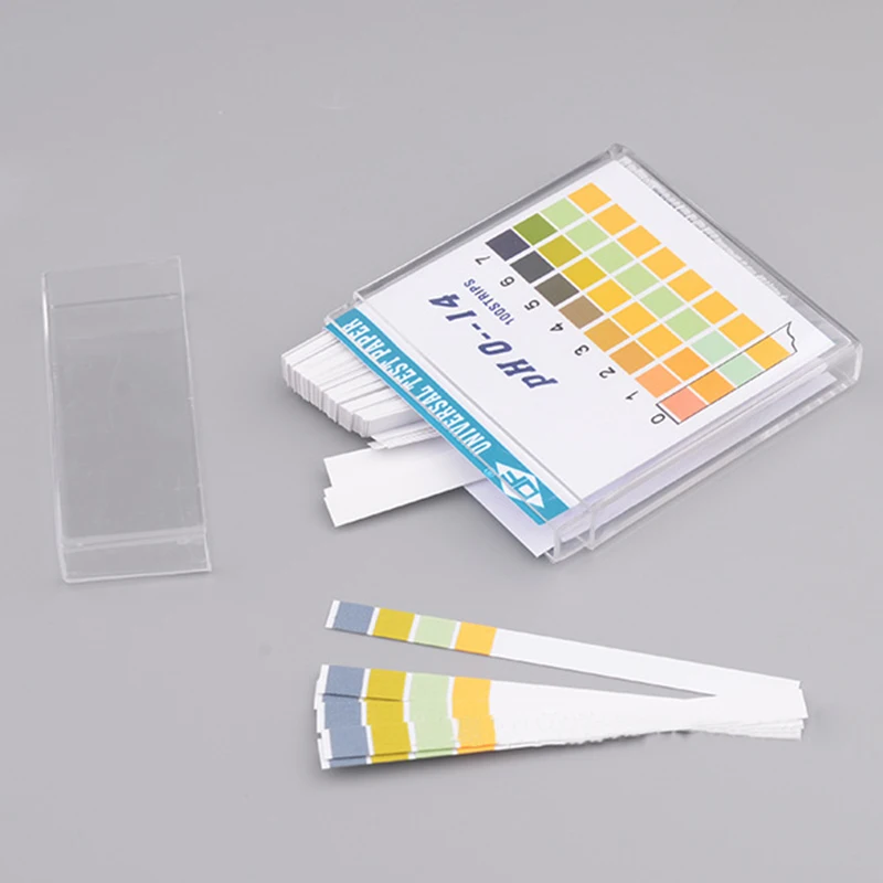 100 Strips 0 14 PH Test Strip Alkaline Acid Indicator Paper Universal