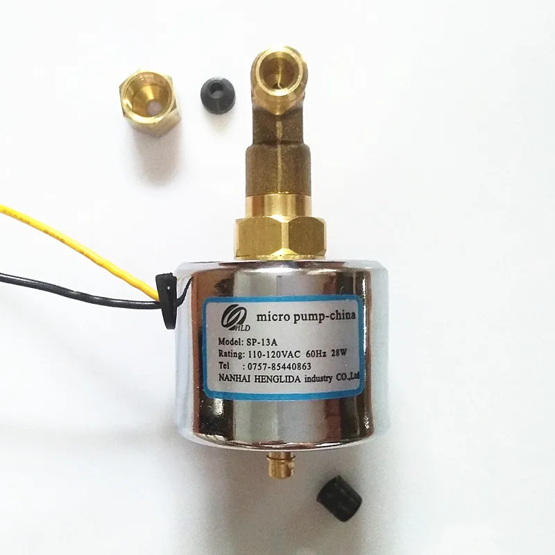 

SP-13A high temperature and high pressure stage fog machine electromagnetic pump voltage 110-120VAC-60Hz power 28W