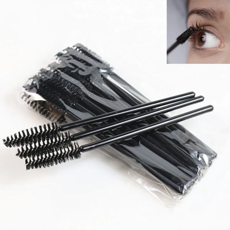 Disposable Eyelash Brush Mascara Applicator Eyes Makeup Wands 100pcs