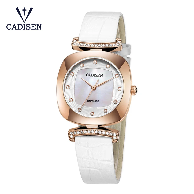 CADISEN 2017 PU Leather Wrist font b Watch b font Bracelet Quartz font b Watch b