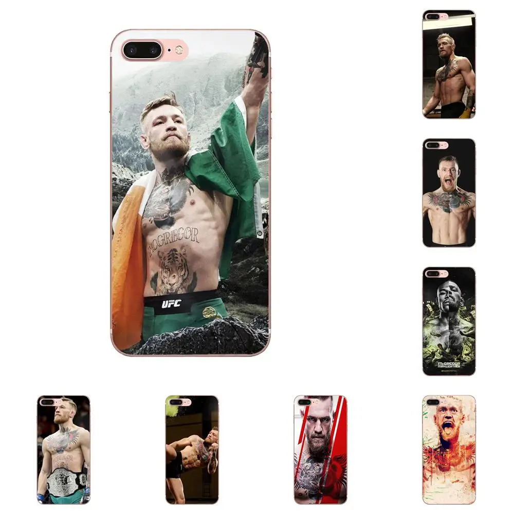

For Huawei P7 Honor 4C 5A 5C 5X 6 6C 6A 6X 7 7X 8 9 V8 V10 Y3II Y5II Y6II G8 Play Lite Rubber Soft Phone Case Ufc Conor Mcgregor