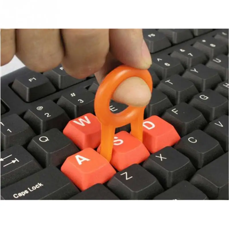 

Hot Practical 2 Pcs Mechanical Keyboard Keycap Puller Remover for Keyboards Key Cap Fixing Tool Keyboard Keycap Puller Remover