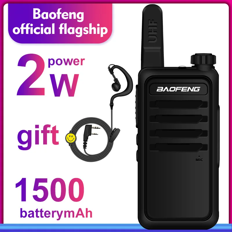 

Walkie Talkie baofeng bf-r5 mini Kids two way radio uhf radio Portable 2W Toy Communicator BF-R5 FM Radio HF Transceiver Ham cb
